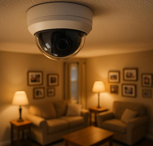Interior 1 camara de seguridad domo